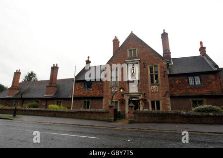 Eine allgemeine Ansicht des Jesus Hospitals in Bray, Berkshire. Stockfoto