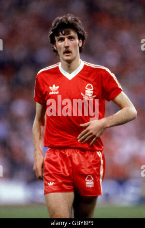 Fußball - EM-Finale - Nottingham Forest / Malmö - Olympiastadion, München. Garry Birtles, Nottingham Forest Stockfoto