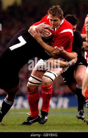 Rugby-Union - Lloyds TSB Herbst Serie 2004 - Wales V Neuseeland Stockfoto