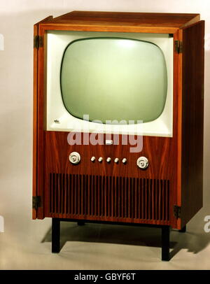 Broadcast, TV, tv-Geräte, tv-Set Braun HFS Design, 1957, Zusatzrechte-Clearences-not available Stockfoto