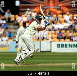 Cricket - Tour Match - Northamptonshire gegen Australien - Tag zwei - County Ground. Der australische Marcus North in Aktion während des Tour-Spiels auf dem County Ground, Northampton. Stockfoto