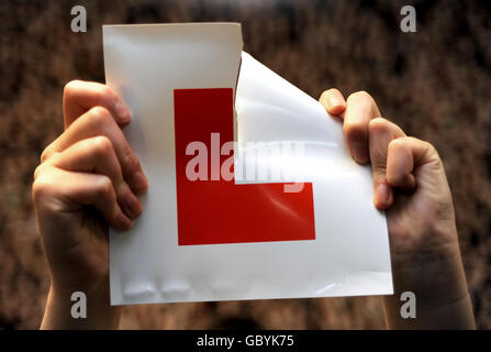 Fahrschüler Stockfoto