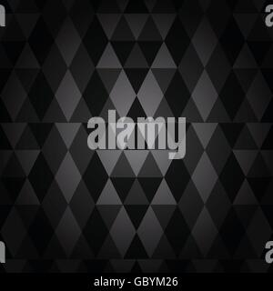 Schwarze Dreiecke geometrischen Hintergrund Stock Vektor