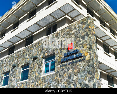 dh Road Town TORTOLA Karibik Banco Popular British Virgin Islands Bank Stockfoto