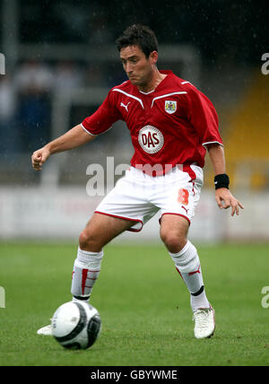 Fußball - Vorbereitungsspiel - Hereford United gegen Bristol City - Edgar Street Athletic Boden Stockfoto