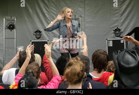 Lauren Laverne Drinkaware Kampagne Stockfoto