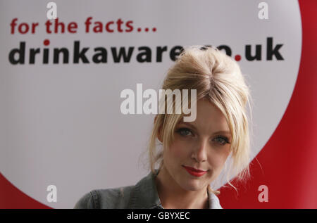 Lauren Laverne Drinkaware Kampagne Stockfoto