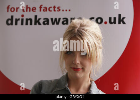 Lauren Laverne Drinkaware Kampagne Stockfoto