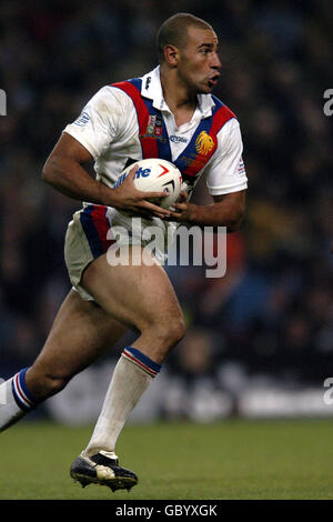 Rugby League Gillette Tri-Nations - Großbritannien V Australien Stockfoto