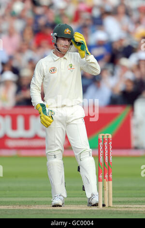 Cricket - The Ashes 2009 - npower Second Test - Tag drei - England gegen Australien - Lord's. Brad Haddin, Australien Wicketkeeper Stockfoto