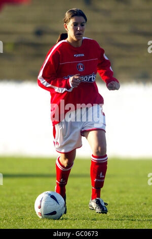 Fußball – FA Nationwide Women's Premier League – Charlton Athletic gegen Bristol City. Karen Hills, Charlton Athletic Stockfoto