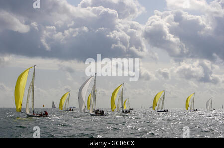 Segeln - Cowes Week - Tag drei - Isle Of Wight Stockfoto