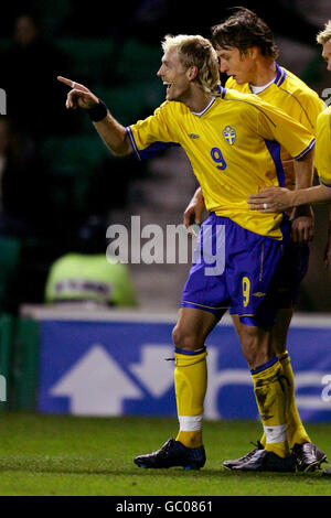 Fußball - International freundlich - Schottland gegen Schweden. Christian Wilhelmsson, Schweden Stockfoto