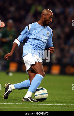 Fußball - FA Barclays Premiership - Norwich City / Manchester City. Nicolas Anelka, Manchester City Stockfoto