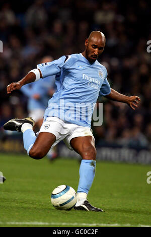 Fußball - FA Barclays Premiership - Norwich City / Manchester City. Nicolas Anelka, Manchester City Stockfoto