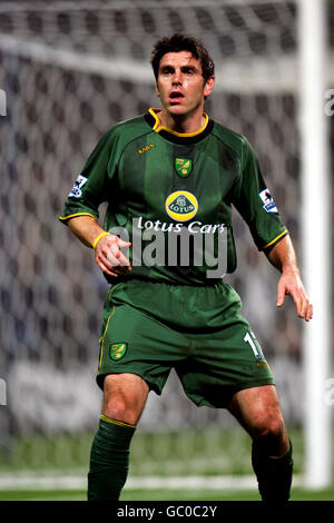 Fußball - FA Barclays Premiership - Norwich City / Manchester City. Marc Edworthy, Norwich City Stockfoto