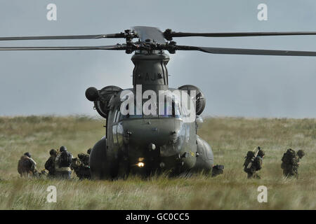 Pre-Afghanistan-Einsatz-Übung Stockfoto