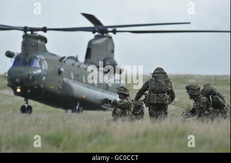 Pre-Afghanistan-Einsatz-Übung Stockfoto