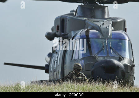 Pre-Afghanistan-Einsatz-Übung Stockfoto