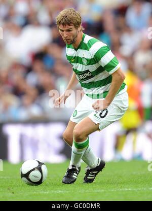 Fußball - Wembley Cup 2009 - Tottenham Hotspur gegen Celtic - Wembley Stadium. Paddy McCourt, Celtic. Stockfoto