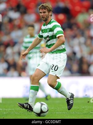 Fußball - Wembley Cup 2009 - Tottenham Hotspur gegen Celtic - Wembley Stadium. Paddy McCourt, Celtic. Stockfoto