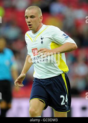Fußball - Wembley Cup 2009 - Tottenham Hotspur gegen Barcelona - Wembley Stadium. Jamie O'Hara, Tottenham Hotspur Stockfoto