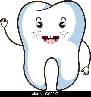 Medizinische Zahnpflege Cartoon Theme-design Stock Vektor