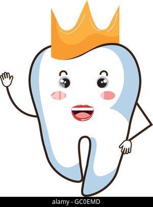 Medizinische Zahnpflege Cartoon Theme-design Stock Vektor