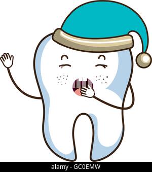 Medizinische Zahnpflege Cartoon Theme-design Stock Vektor