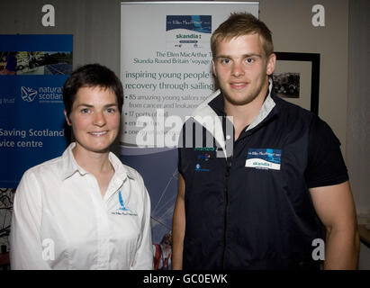 Rugby-Union - Pat MacArthur trifft Ellen MacArthur - Institut für Technik und Technologie Stockfoto