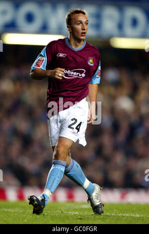 Fußball - Carling Cup - Dritte Runde - Chelsea gegen West Ham United. Mark Noble, West Ham United Stockfoto