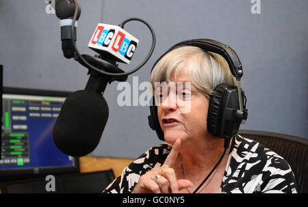 Ann Widdecombe auf Londons größte Gespräch Stockfoto