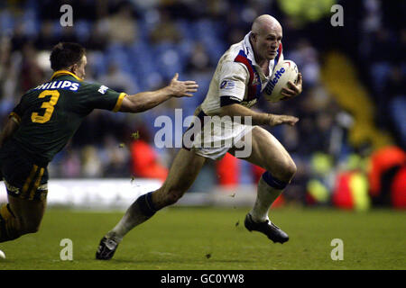 Rugby League - Gillette Tri-Nations - Finale - Großbritannien V Australien Stockfoto