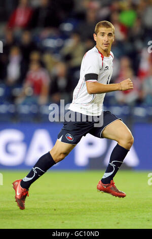 Fußball - International freundlich - Dänemark - Chile - Brondby Stadion. Carlos Carmona, Chile Stockfoto