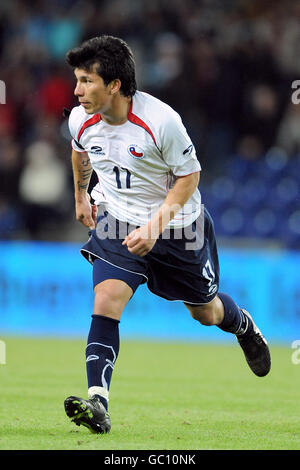 Fußball - International freundlich - Dänemark - Chile - Brondby Stadion. Gary Medel, Chile Stockfoto