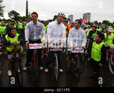 Skyride Glasgow Stockfoto