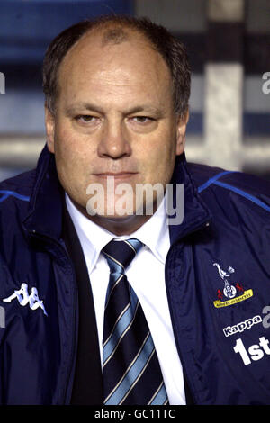 Fußball - FA Barclays Premiership - Aston Villa gegen Tottenham Hotspur. Martin Jol, Manager von Tottenham Hotspur Stockfoto