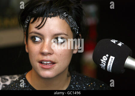 Lily Allen Absolute Radio Stockfoto