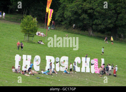 Das Big Chill Festival - Eastnor Castle Stockfoto