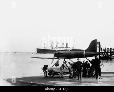 Britischen Transport - Air - Schneider Cup-Air-Race - Cowes - 1929 Stockfoto