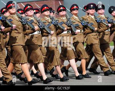 Europas größte militärische Graduierung parade Stockfoto