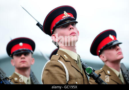 Europas größte militärische Graduierung parade Stockfoto