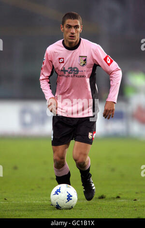 Fußball - Italienische Serie A - Brescia / Palermo. Gianluca Atzori, Palermo Stockfoto