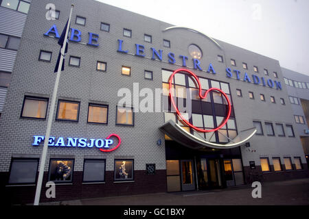 Fußball - UEFA-Cup - Gruppe G - Heerenveen V VFB Stuttgart Stockfoto