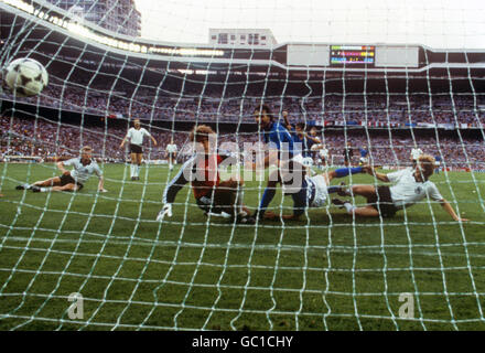 Fußball - FIFA World Cup-Finale 1982 - Italien / BRD - Santiago-Bernabéu-Stadion Stockfoto