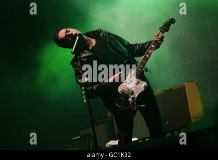 James Allan von Glasvegas auf der NME / Radio 1 Bühne, während des Reading Festivals, in Richfield Avenue, Reading. Stockfoto