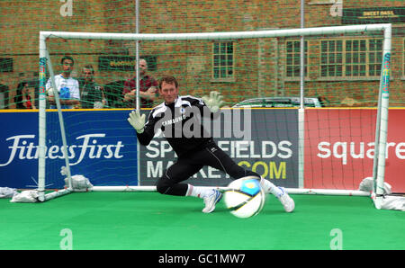 Können Sie schlagen Beasant photocall Stockfoto