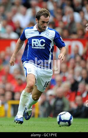 Fußball - Barclays Premier League - Manchester United / Birmingham City - Old Trafford. James McFadden, Birmingham City Stockfoto