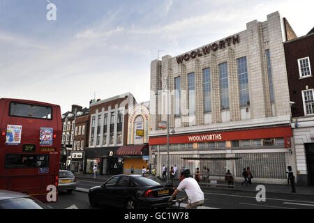 Woolworths-Verschlüsse Stockfoto