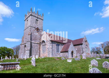 Godshill; Allerheiligen Kirche, Isle Of Wight; Hampshire; England Stockfoto